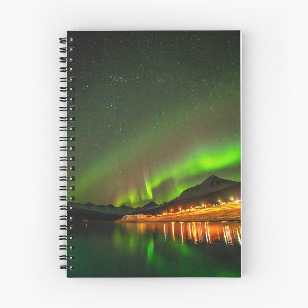 Item preview, Aurora by the harbor designed and sold by RonniHauks.