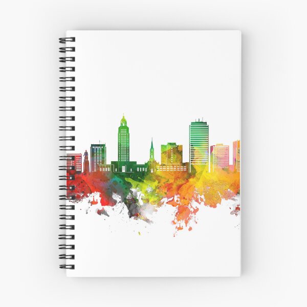 Item preview, baton rouge skyline watercolor designed and sold by BekimART2.