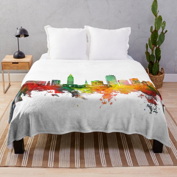 Item preview, baton rouge skyline watercolor designed and sold by BekimART2.