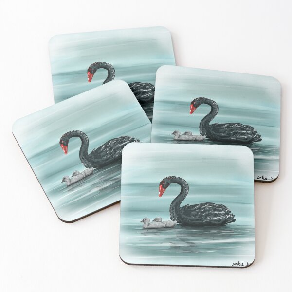 Item preview, Black swan and babies designed and sold by inkiesage.
