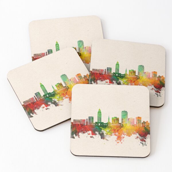 Item preview, baton rouge skyline watercolor 2 designed and sold by BekimART2.