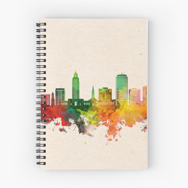 Item preview, baton rouge skyline watercolor 2 designed and sold by BekimART2.