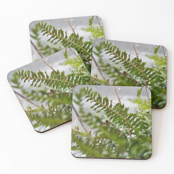 Item preview, Snowy Ferns designed and sold by beccaloui.