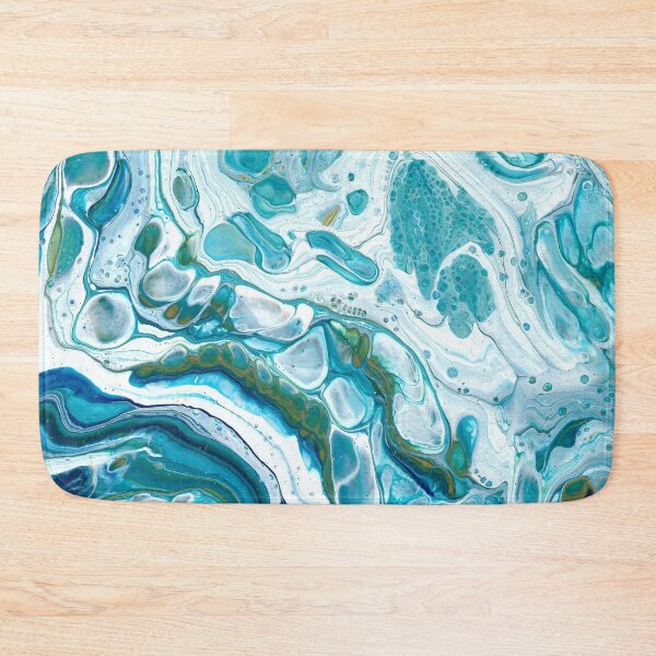 Item preview, White Blue Marble Art designed and sold by BEyourself be.