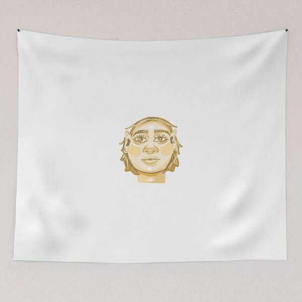 Item preview, Yellow Quirky portrait designed and sold by faithyroseart.