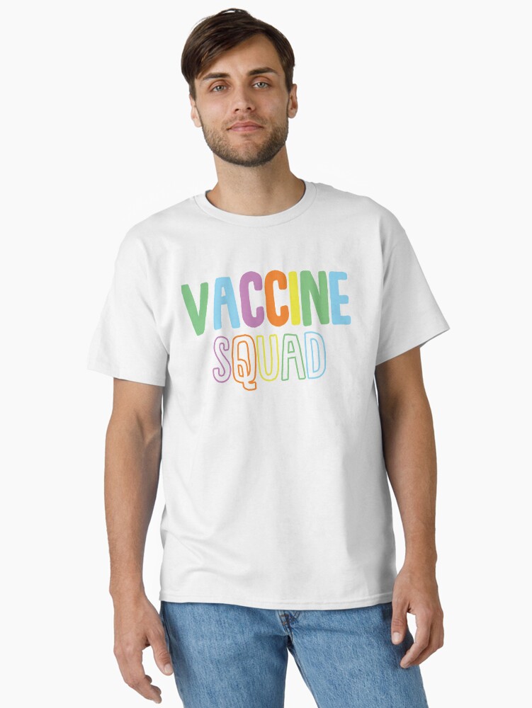 Thumbnail 2 of 7, Classic T-Shirt, Vaccine Squad designed and sold by Dollfacedesign.