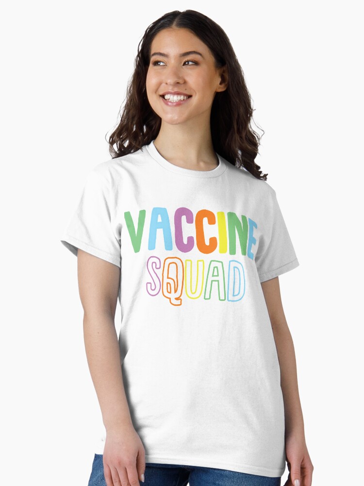 Thumbnail 1 of 7, Classic T-Shirt, Vaccine Squad designed and sold by Dollfacedesign.