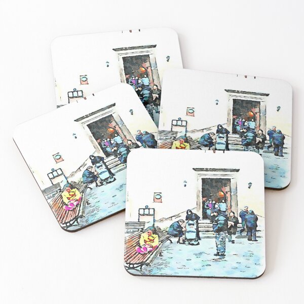 Item preview, Barbarano Romano: people in square designed and sold by Giuseppe Cocco.