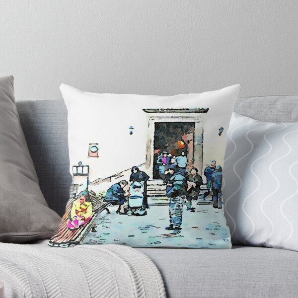 Item preview, Barbarano Romano: people in square designed and sold by Giuseppe Cocco.