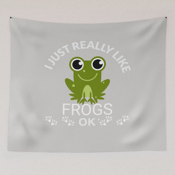 Item preview, I Just Really Like Frogs Funny Frogs Owner Lover designed and sold by GINIART.