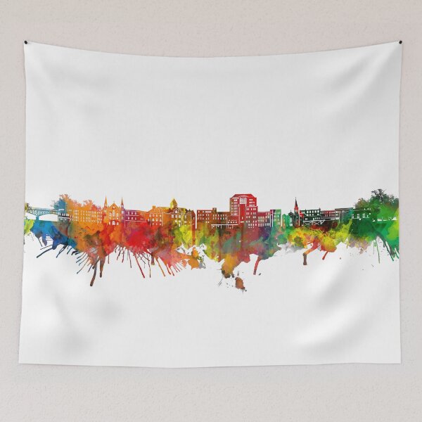 Item preview, augusta maine skyline designed and sold by BekimART2.