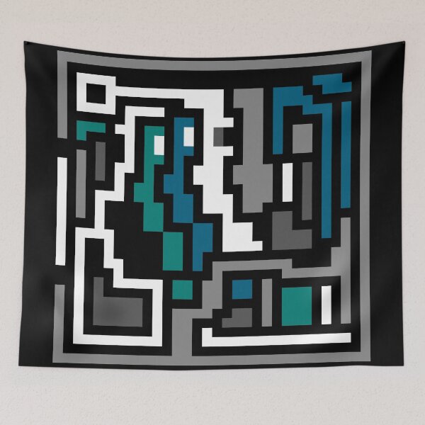 Item preview, No Body - 0012 - Original Abstract Pixel Art designed and sold by pixonpu.