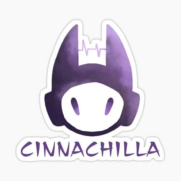 Cinna's Logo (Purple) Sticker