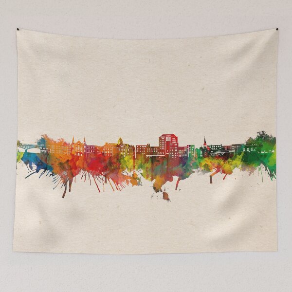 Item preview, augusta maine skyline 2 designed and sold by BekimART2.