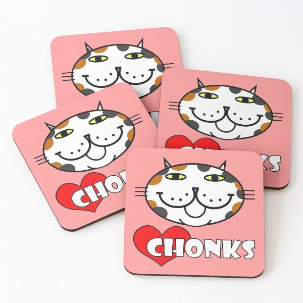 Item preview, HEART CHONKS - calico designed and sold by RawSunArt.