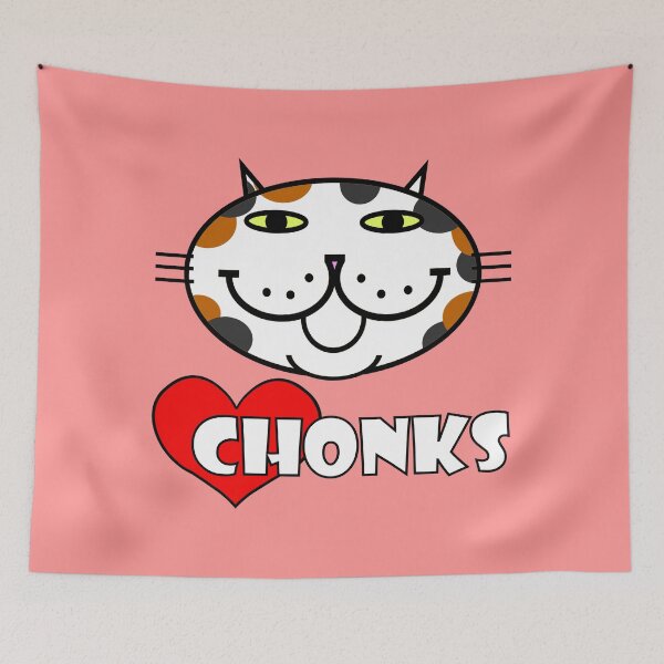Item preview, HEART CHONKS - calico designed and sold by RawSunArt.