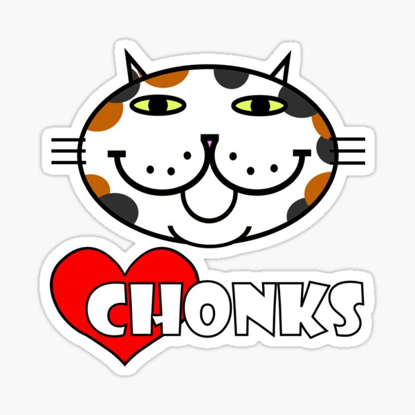 Item preview, HEART CHONKS - calico designed and sold by RawSunArt.