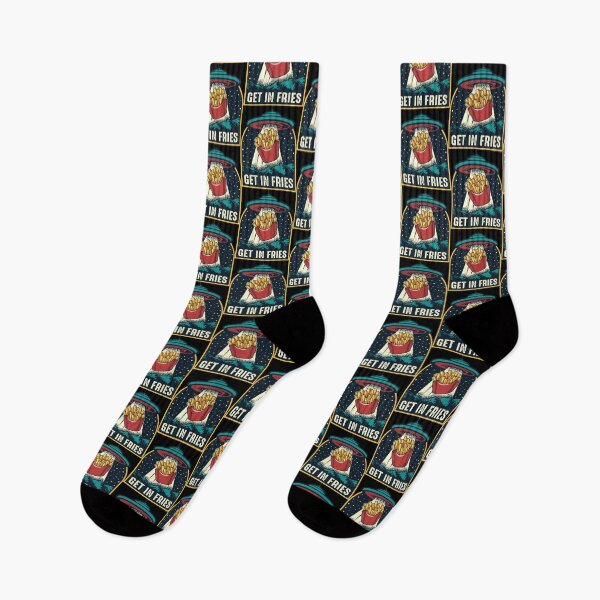 Item preview, Fries Abduction designed and sold by spacedowl.
