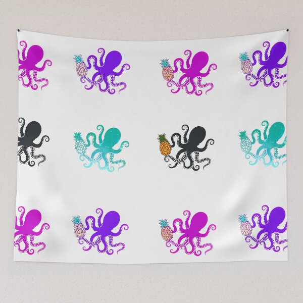 Item preview, Pineapple Octopus [Sticker Pack] designed and sold by ckz19.