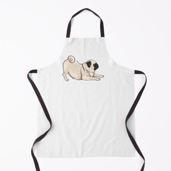 Item preview, Pug Downward Dog Yoga Poses Yoga Funny Illustration Inhale Exhale designed and sold by CreativeBu.
