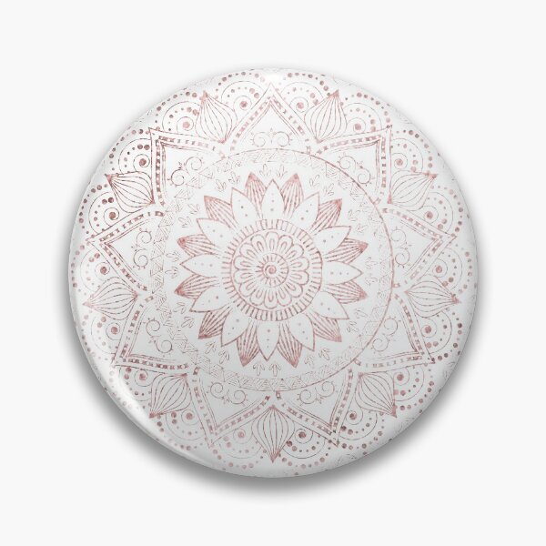 Item preview, Elegant Rose Gold Dots Mandala designed and sold by InovArtS.