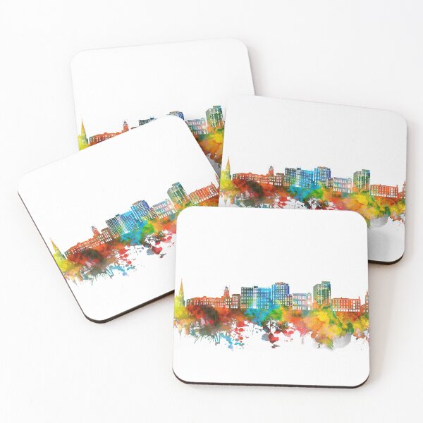 Item preview, portland maine skyline designed and sold by BekimART2.