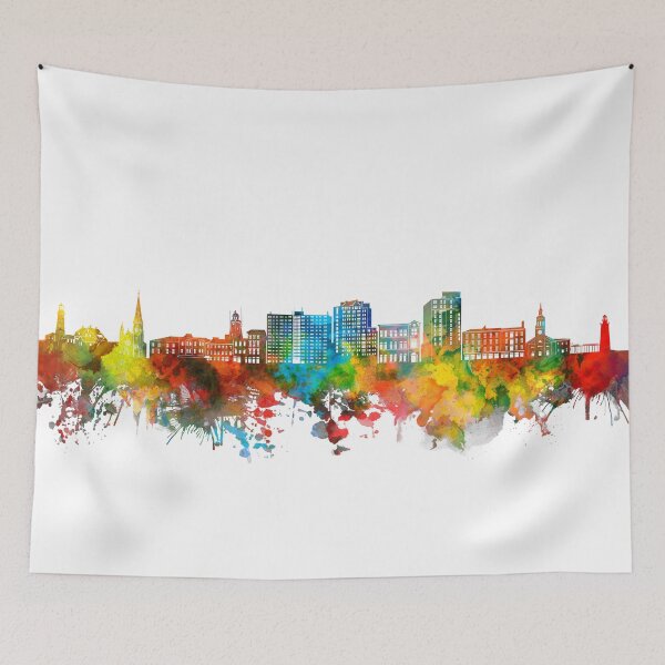 Item preview, portland maine skyline designed and sold by BekimART2.