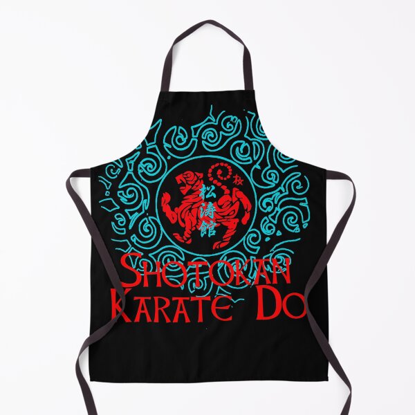Item preview, Shotokan Karate Blue Tribal Motif Art Design - Martial Arts designed and sold by Zanshin-Art.