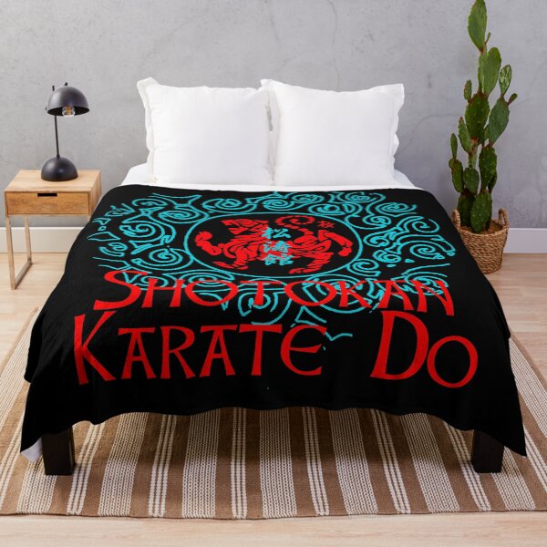 Item preview, Shotokan Karate Blue Tribal Motif Art Design - Martial Arts designed and sold by Zanshin-Art.