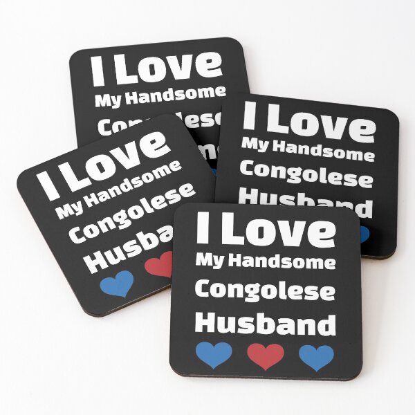 Item preview, I Love My Handsome Congolese Husband - Congo (DRC) Husband designed and sold by DiceNLDesigns.