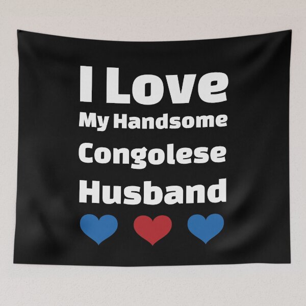 Item preview, I Love My Handsome Congolese Husband - Congo (DRC) Husband designed and sold by DiceNLDesigns.