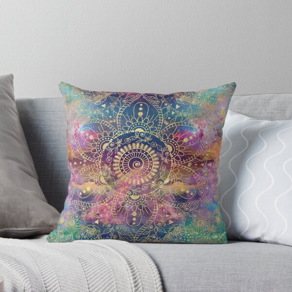Item preview, Gold Mandala Watercolor Colorful Nebula designed and sold by InovArtS.