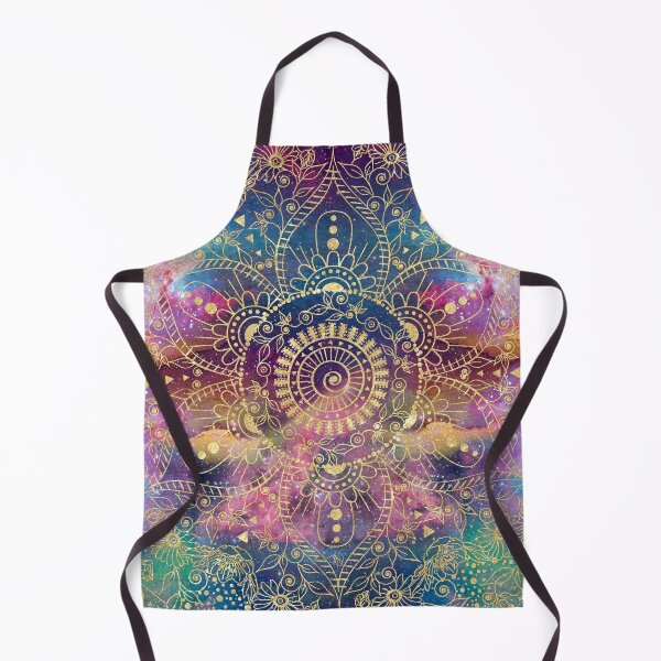 Item preview, Gold Mandala Watercolor Colorful Nebula designed and sold by InovArtS.