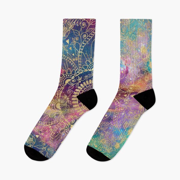 Item preview, Gold Mandala Watercolor Colorful Nebula designed and sold by InovArtS.
