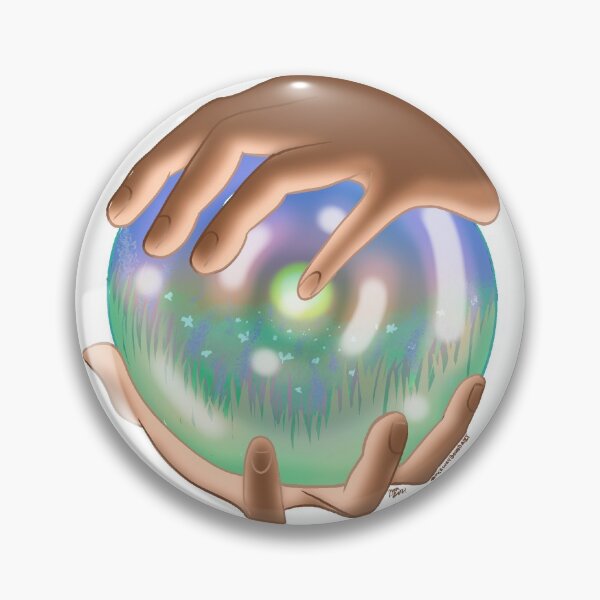 Item preview, Serenity in a bubble sticker designed and sold by MercuryBoundArt.