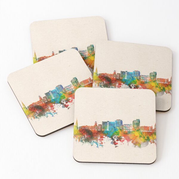Item preview, portland maine skyline 2 designed and sold by BekimART2.