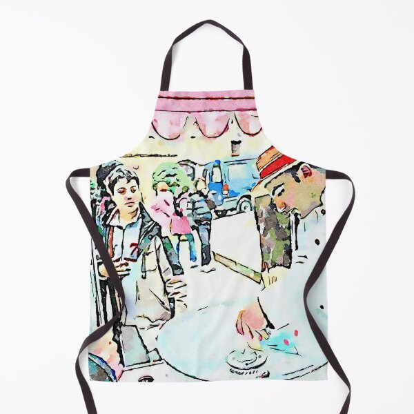 Item preview, Barbarano Romano: boy and girl around the candy floss seller designed and sold by Giuseppe Cocco.
