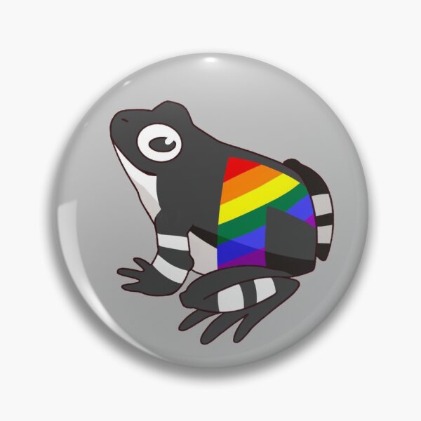 Item preview, Ally Pridefrog designed and sold by amphibian-a-day.