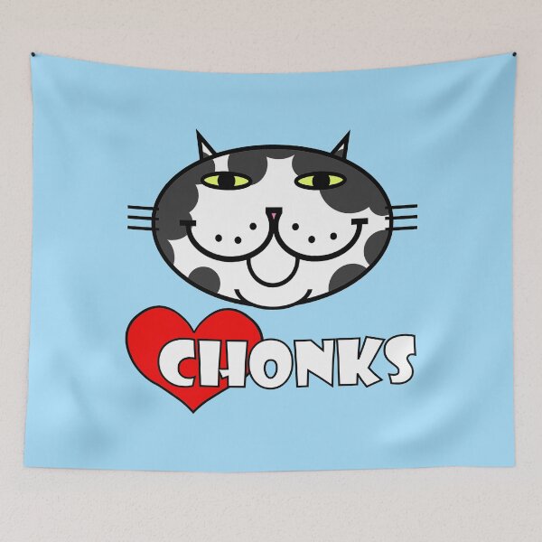 Item preview, HEART CHONKS - cow cat designed and sold by RawSunArt.