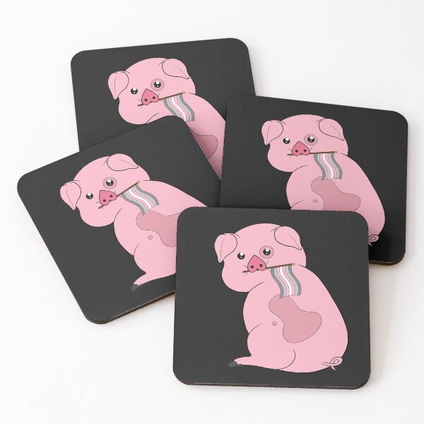 Item preview, \Waddles Demigirl Pride Flag designed and sold by ChaosSonata.