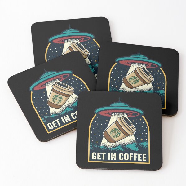 Item preview, Coffee Abduction designed and sold by spacedowl.