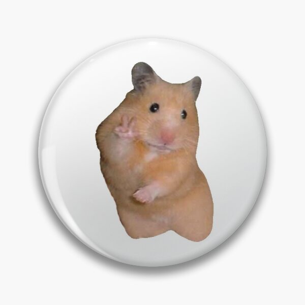 Item preview, Hamster Meme With Peace Sign designed and sold by nando270.