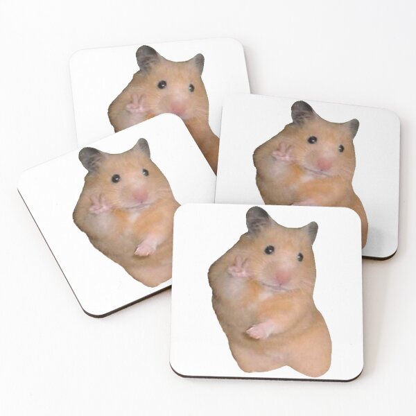 Item preview, Hamster Meme With Peace Sign designed and sold by nando270.