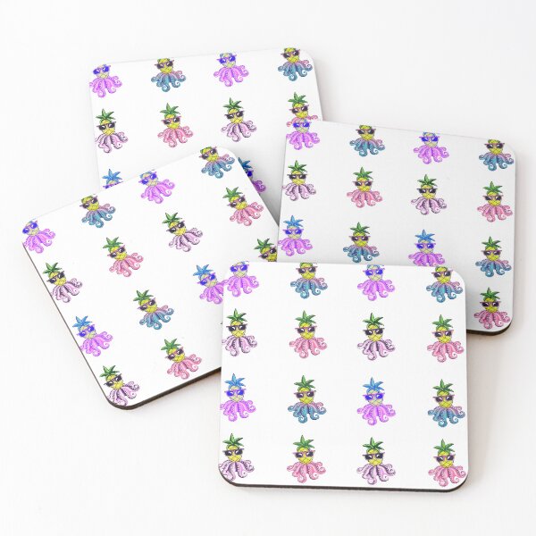 Item preview, Pineapple Octopus Dude [Sticker Pack] designed and sold by ckz19.