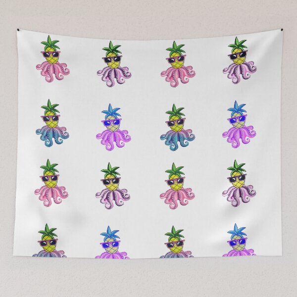 Item preview, Pineapple Octopus Dude [Sticker Pack] designed and sold by ckz19.