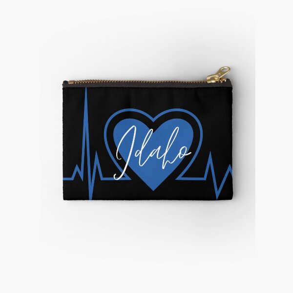 Item preview, Idaho Hometown Heartbeat Blue Support Your State American US Pride designed and sold by BoomDesignsUS.
