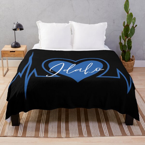 Item preview, Idaho Hometown Heartbeat Blue Support Your State American US Pride designed and sold by BoomDesignsUS.