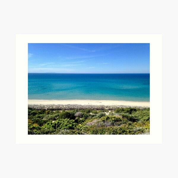 Summer Shades of Blue - Sardinia, Italy Art Print