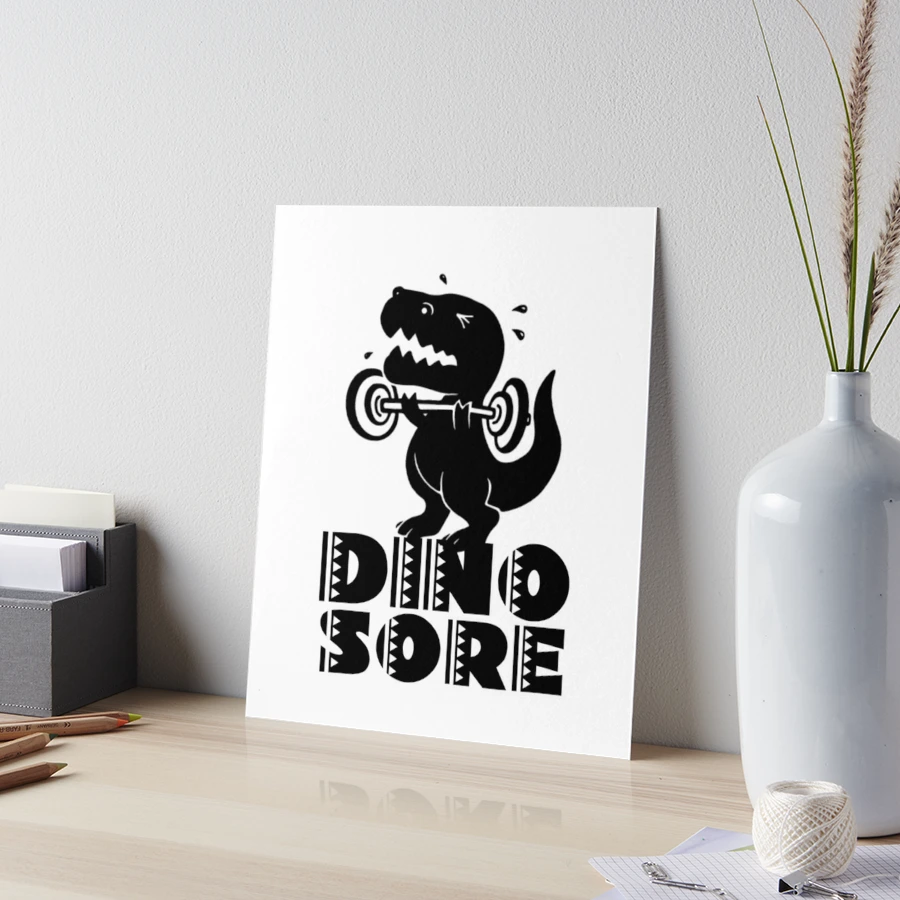 T-Rex Dinosaur Fitness Gym Dino-Sore - Dinosaur Fitness - Mug