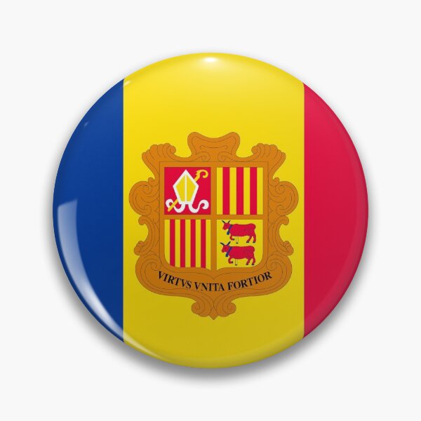Item preview, Andorra Flag designed and sold by flagswag.